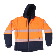Klasse 3 Sicherheitsreflektierende Hoodie -Jacken mit hoher Sichtbarkeit